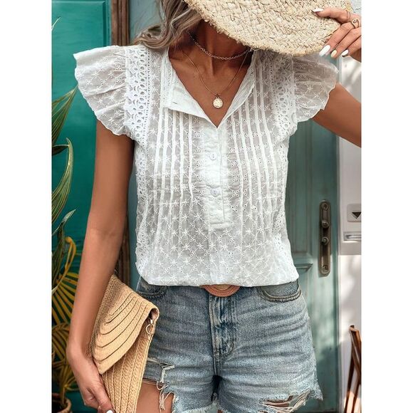 Everyday the Label Tops - Everyday the Label Women White Blouses & Shirts